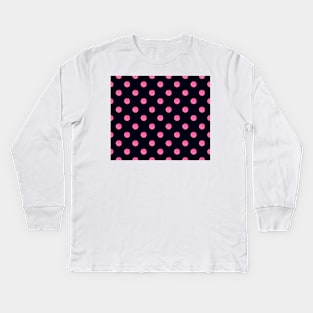 Pink dots Kids Long Sleeve T-Shirt